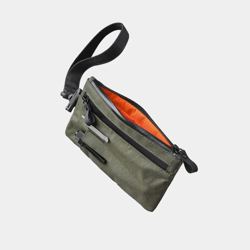Zip Clutch - Dark Green VX21 - Image 3
