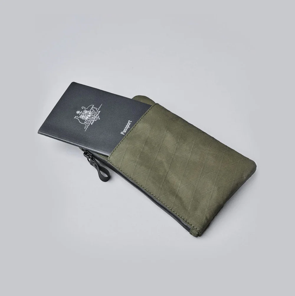 Zip Clutch - Dark Green VX21 - Image 4