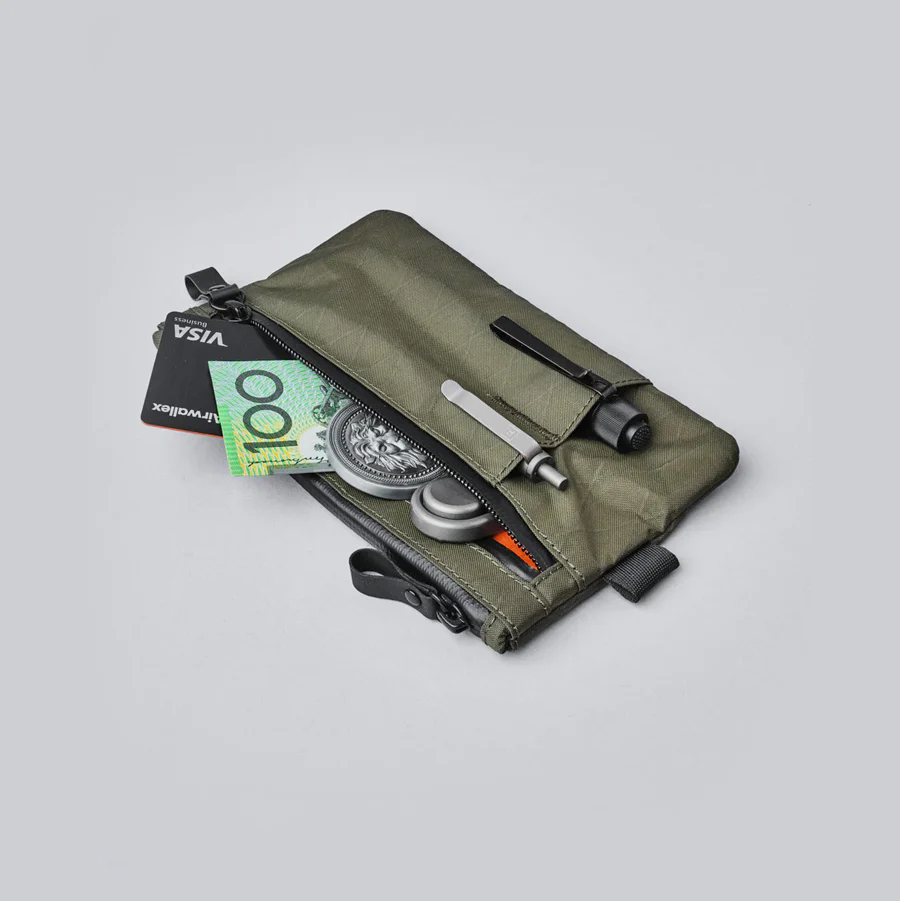 Zip Clutch - Dark Green VX21 - Image 5