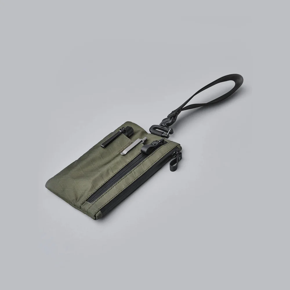 Zip Clutch - Dark Green VX21 - Image 6
