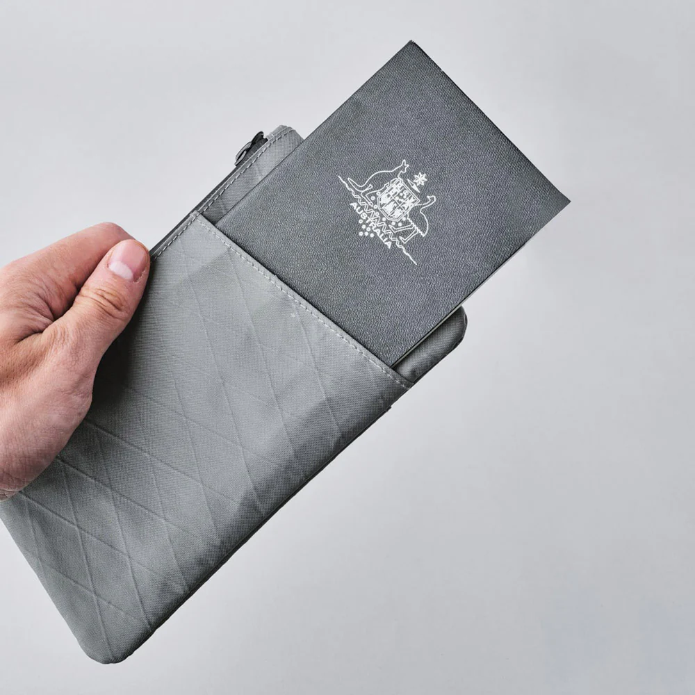 Zip Clutch - Grey VX21 - Image 4