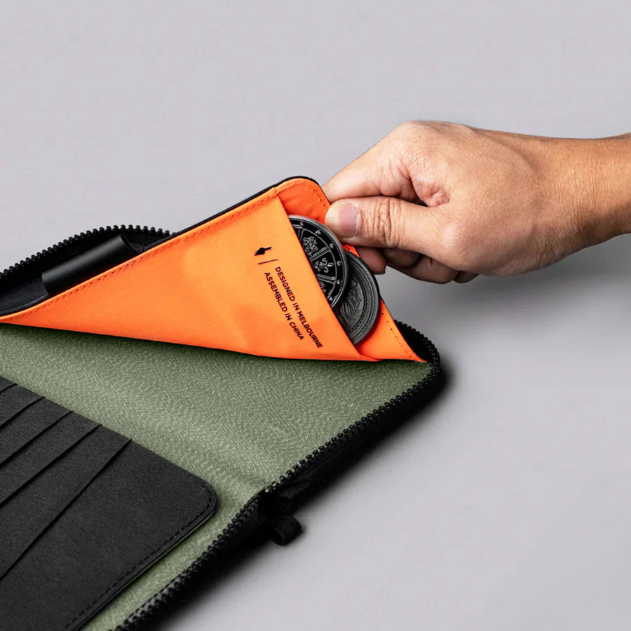 Zip Passport Wallet - Axogrid Black - Image 13
