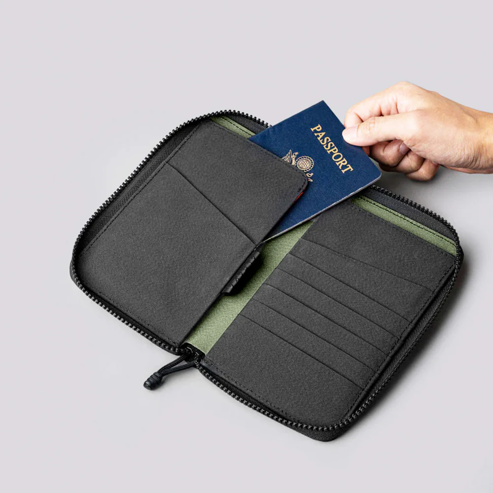 Zip Passport Wallet - Axogrid Black - Image 14