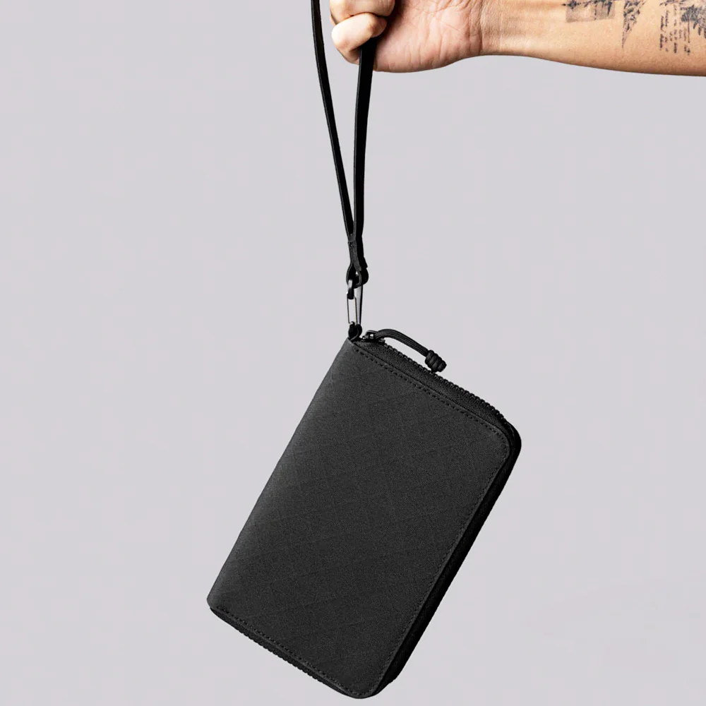 Zip Passport Wallet - Axogrid Black - Image 7