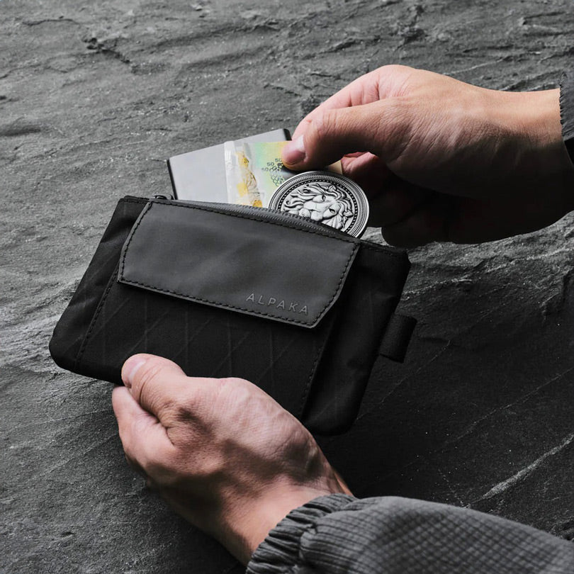 Zip Pouch Coin - Black VX21