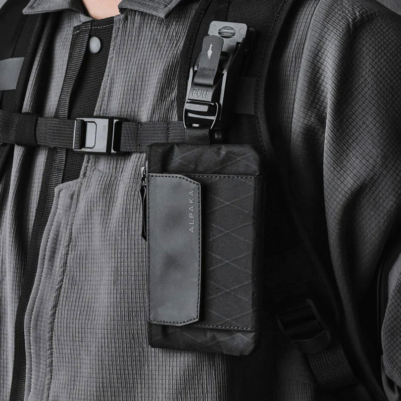 Zip Pouch Coin - Black VX21 - Image 4