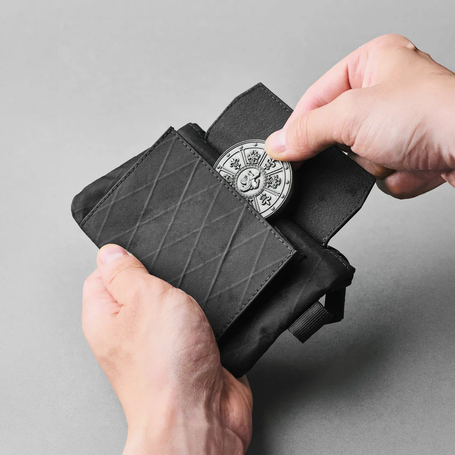 Zip Pouch Coin - Black VX21 - Image 8