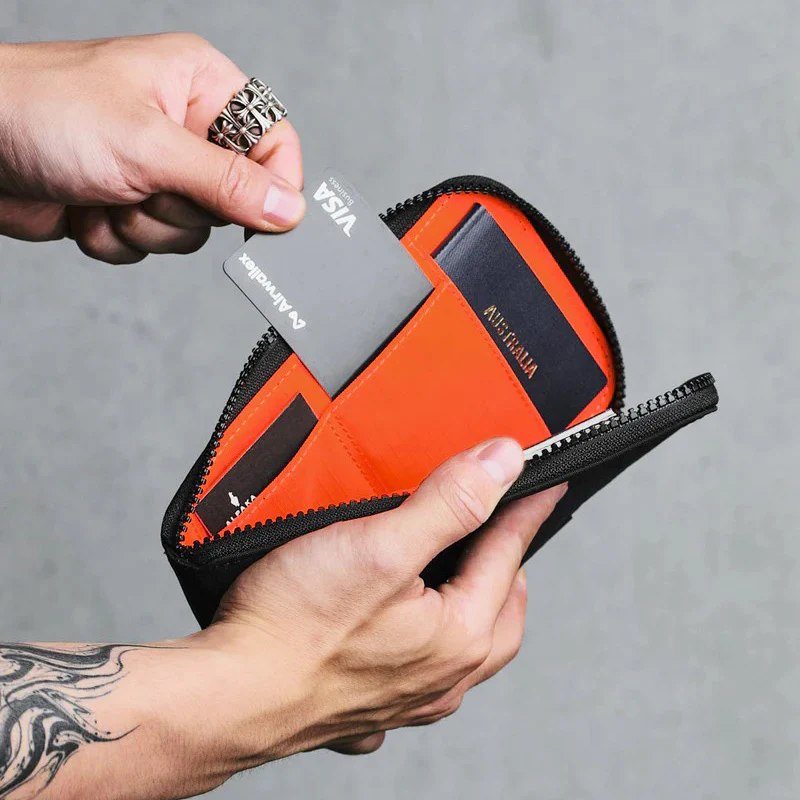 Zip Travel Wallet - Axoflux Black - Image 2