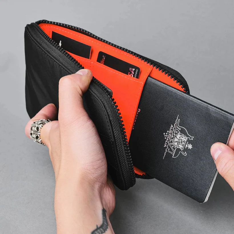Zip Travel Wallet - Axoflux Black - Image 4