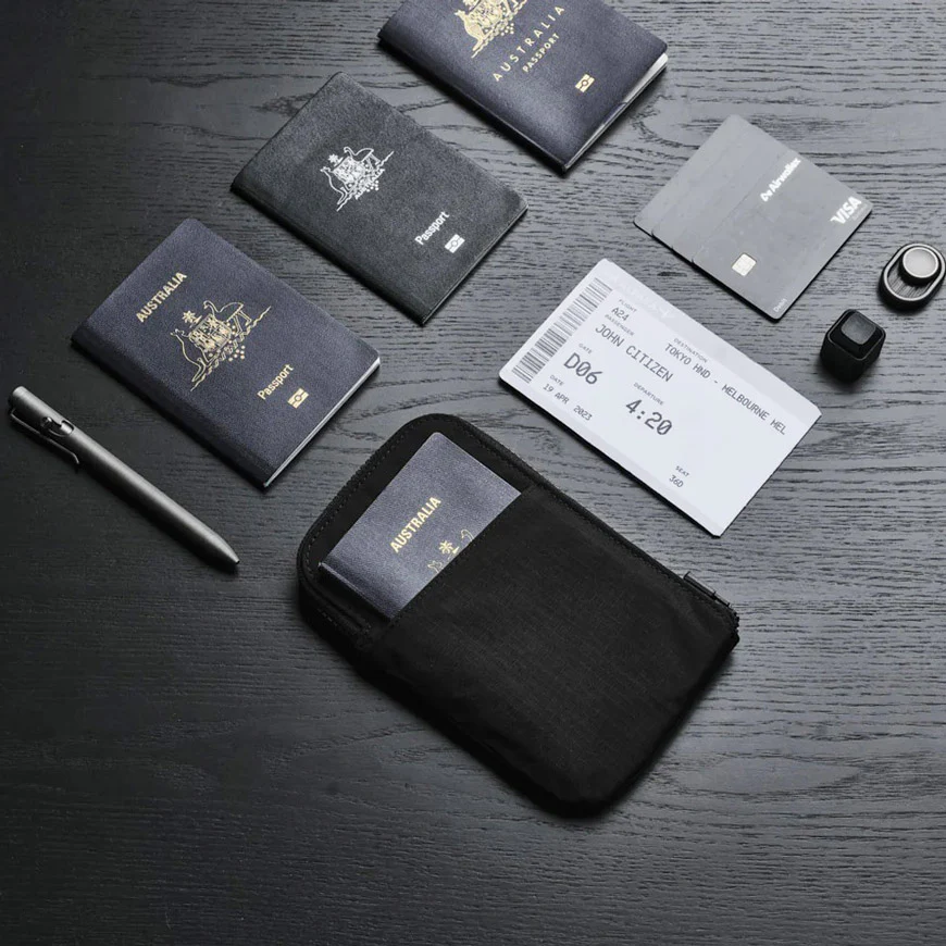Zip Travel Wallet - Axoflux Black - Image 8