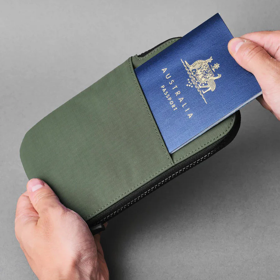 Zip Travel Wallet - Axoflux Green - Image 10