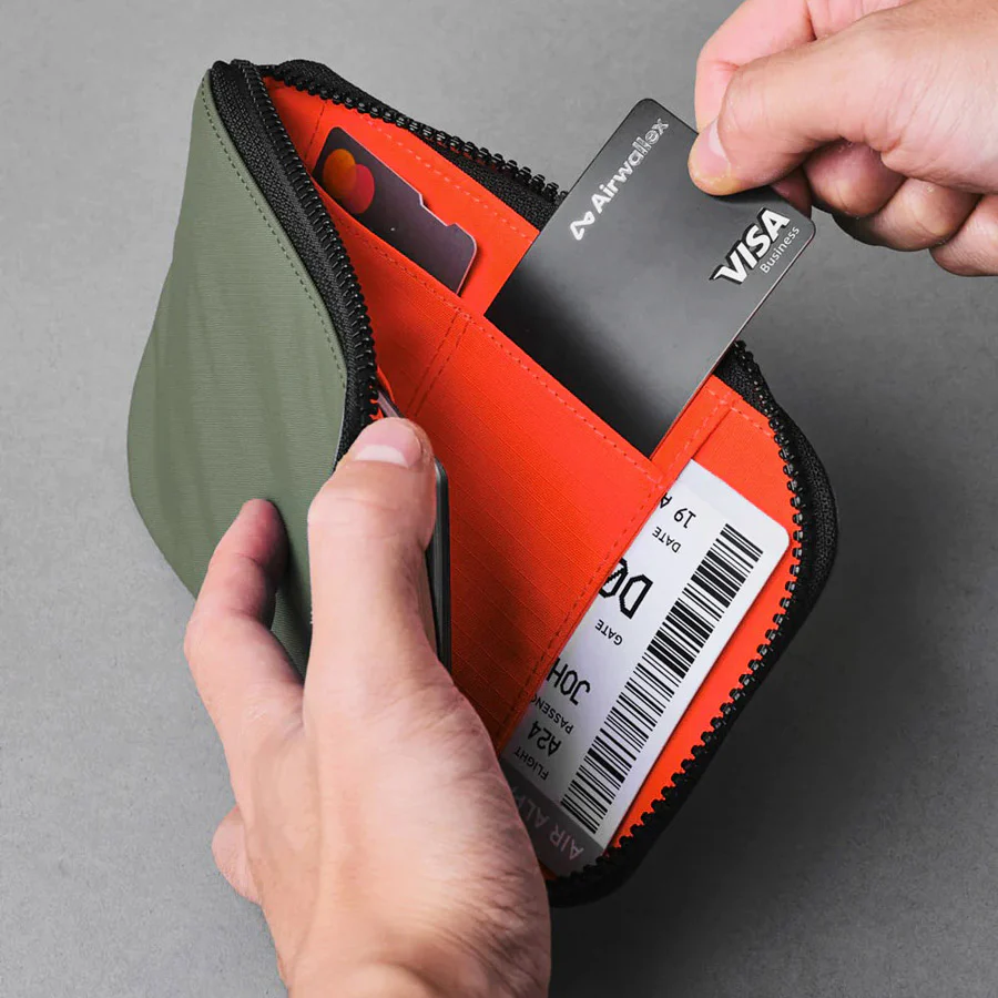 Zip Travel Wallet - Axoflux Green - Image 11