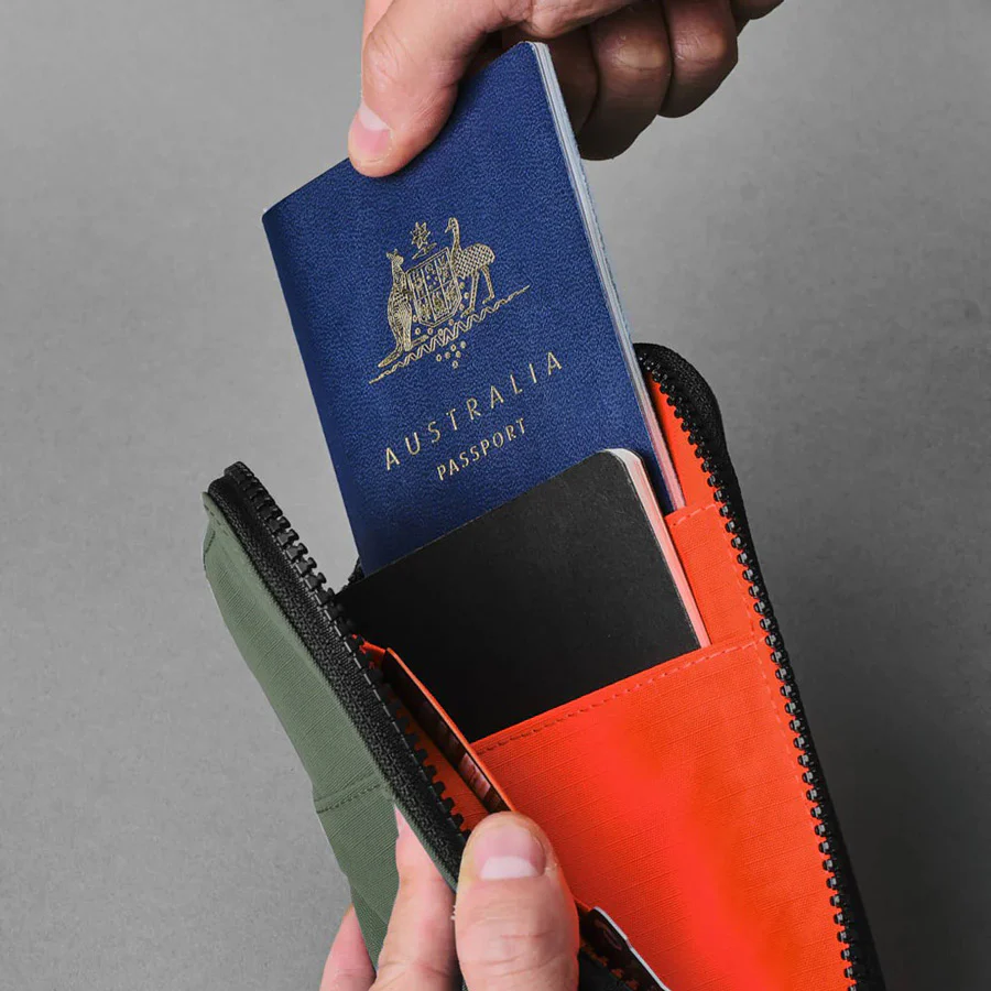 Zip Travel Wallet - Axoflux Green - Image 12