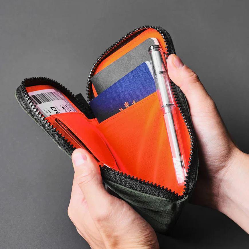 Zip Travel Wallet - Axoflux Green - Image 4