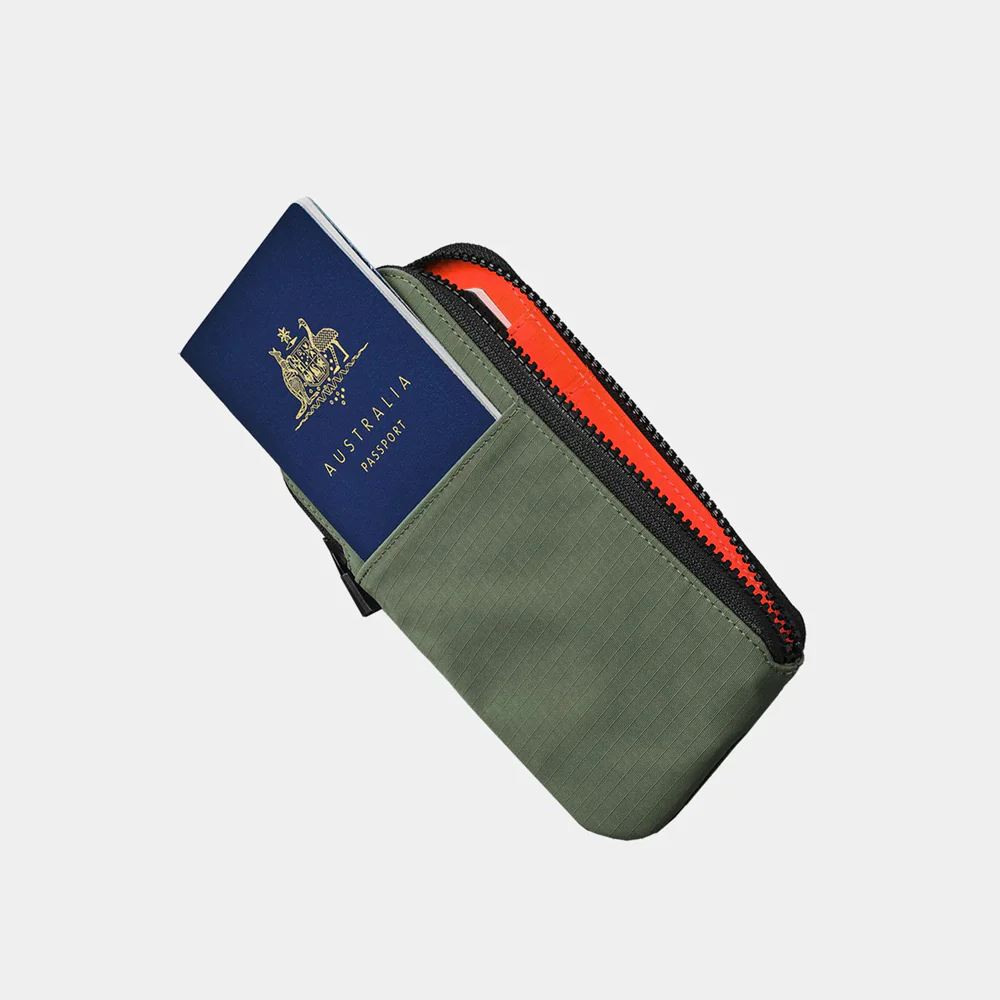 Zip Travel Wallet - Axoflux Green - Image 7