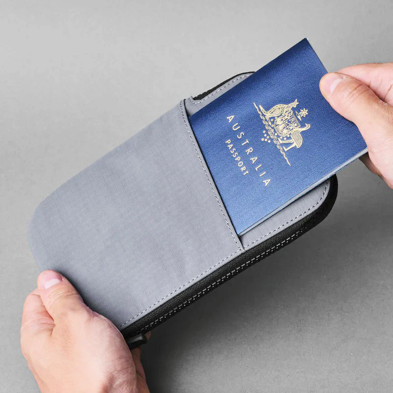 Zip Travel Wallet - Axoflux Grey - Image 8