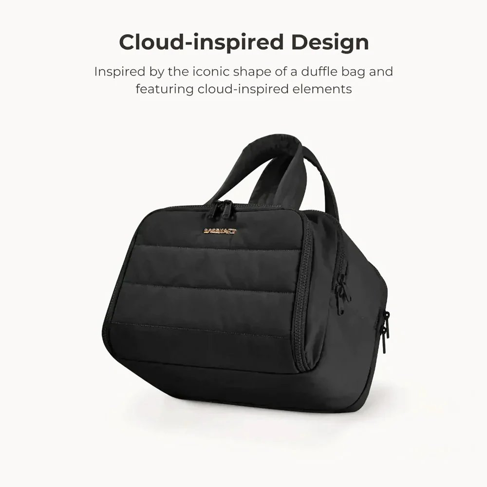 Zora Spacesaver Toiletry Bag - Black - Image 5