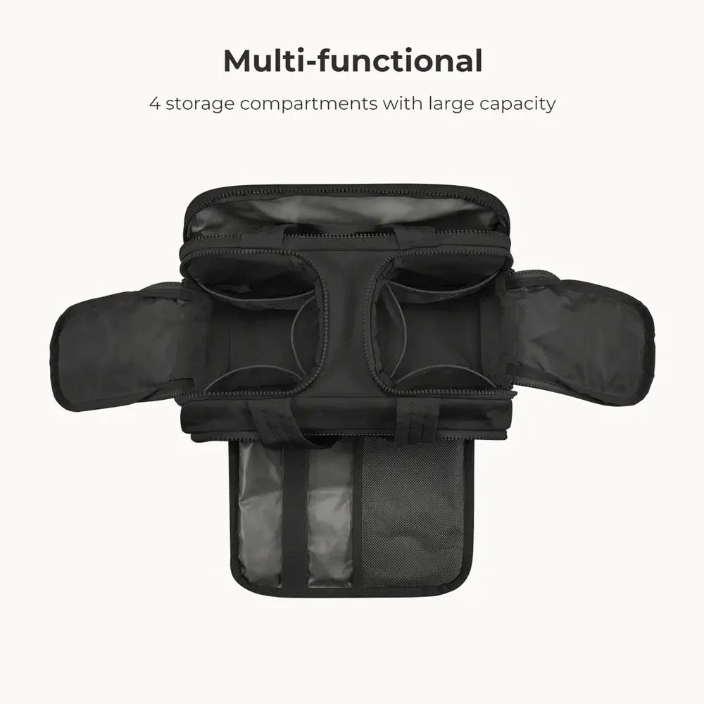 Zora Spacesaver Toiletry Bag - Black - Image 7