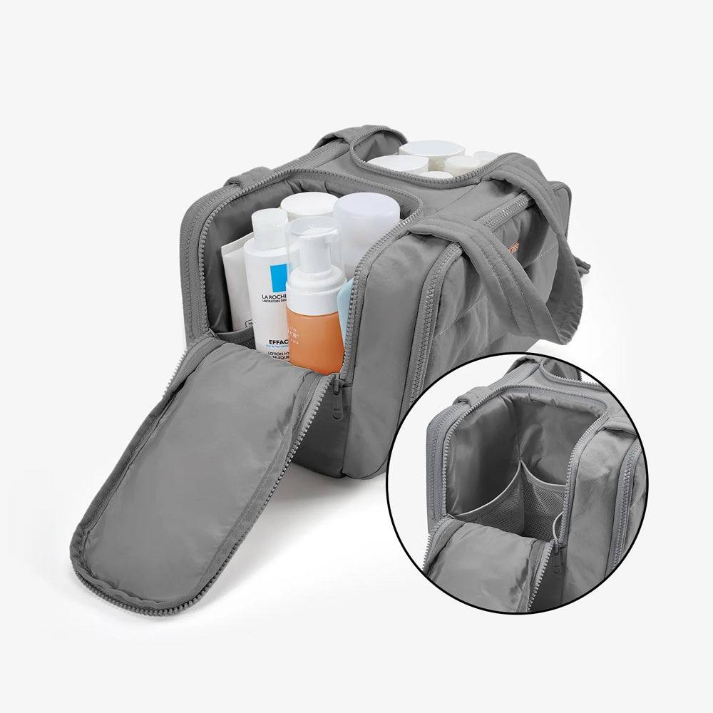 Zora Spacesaver Toiletry Bag - Grey - Image 5