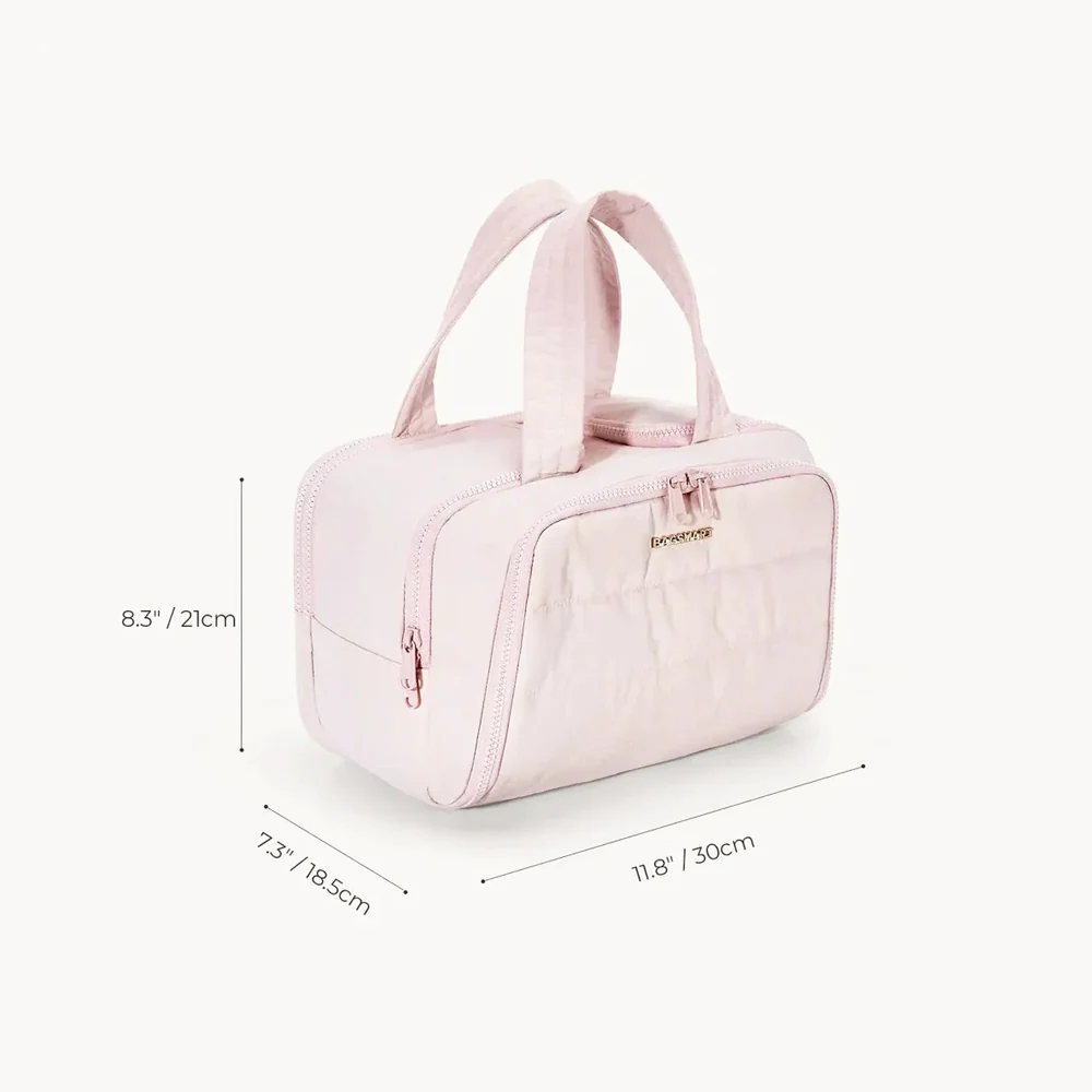 Zora Spacesaver Toiletry Bag - Pink - Image 10