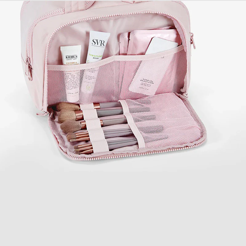 Zora Spacesaver Toiletry Bag - Pink - Image 11